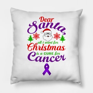 Dear Santa Cancer Pillow