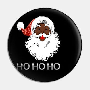 ho black santa claus christmas Pin