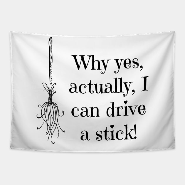 Why yes, actually, I can drive a stick! Tapestry by TheDesigNook