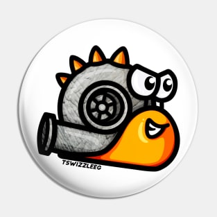 Turbo Snail - Turbosaurus (Orange) Pin