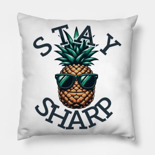 Cool Pineapple Stay Sharp Design Pillow
