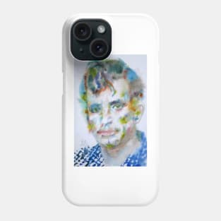 JACK KEROUAC watercolor portrait .2 Phone Case