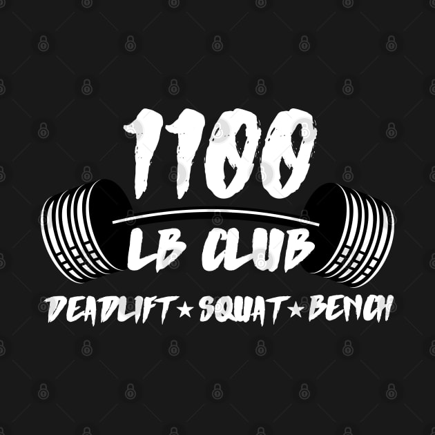 1100 LB CLUB DEADLIFT SQUAT BENCH PRESS by AniTeeCreation