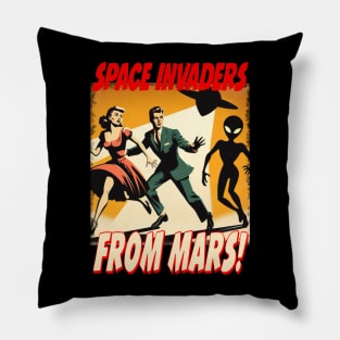 Bmovie Aliens Pillow