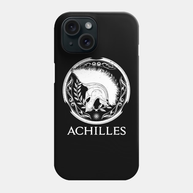 Achilles Greek Warrior Phone Case by NicGrayTees