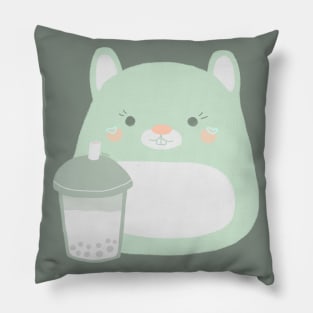 Mochi Bunny with Boba Pillow