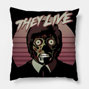 They Live! Obey, Consume, Buy, Sleep, No Thought and Watch TV. Pillow