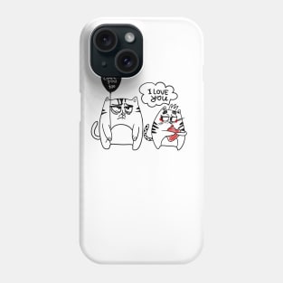 I love you and I love you too Phone Case