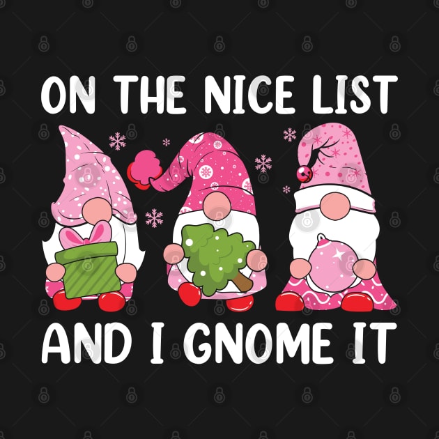 On The Nice List And I Gnome It by MZeeDesigns