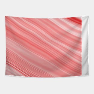 Red and White Liquid Marble Design Tapestry