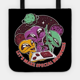 Aliens and Special Brownies  T-Shirt Tote
