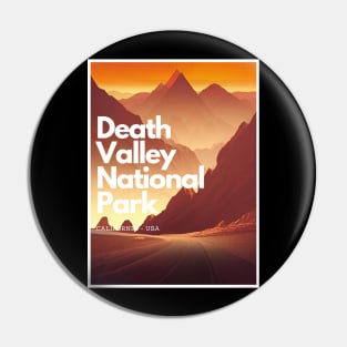 Death Valley National park hike - California USA Pin