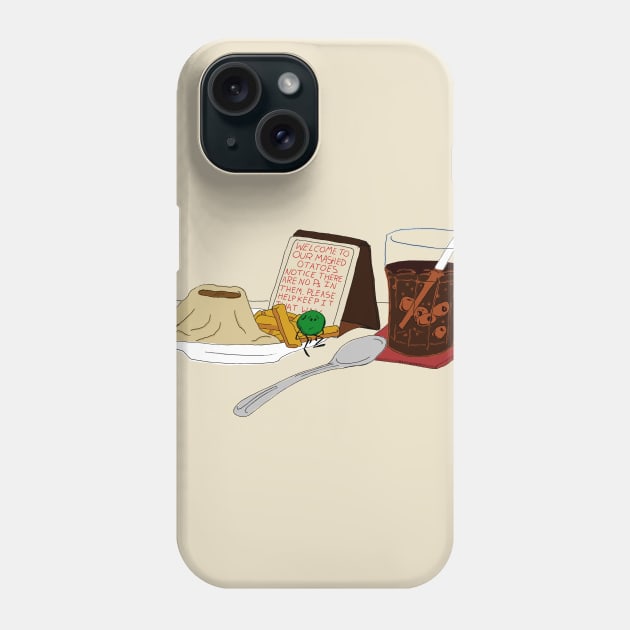 No Peas Phone Case by stolendressdotcon