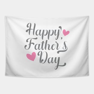 Simple Happy Father's Day Calligraphy Tapestry