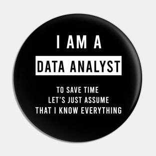 I AM A DATA SCIENTIST Pin