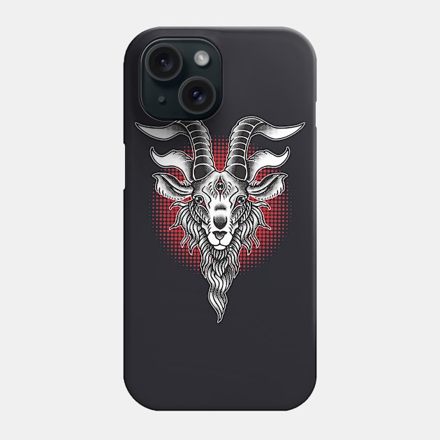 All Knowing Goat Phone Case by TheBrandedBeast