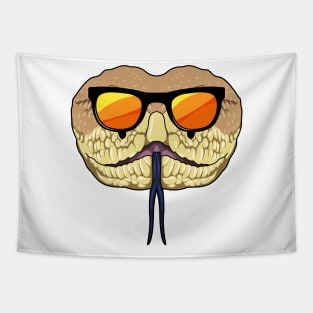 Snake with Sunglasses Tapestry