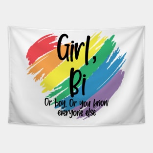 Girl Bi Tapestry