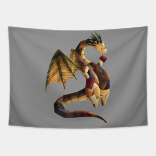 Kawaii Librarian Dragon - Without Background Tapestry