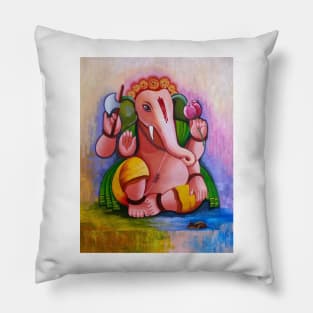 Colorful Ganesh Pillow