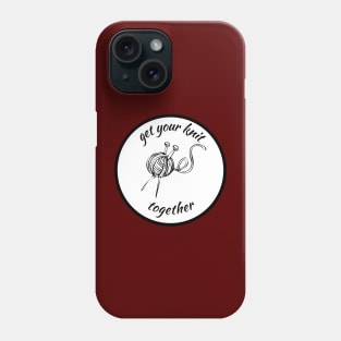 Get your knit together Phone Case