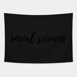 Social Sciences Binder Label Tapestry