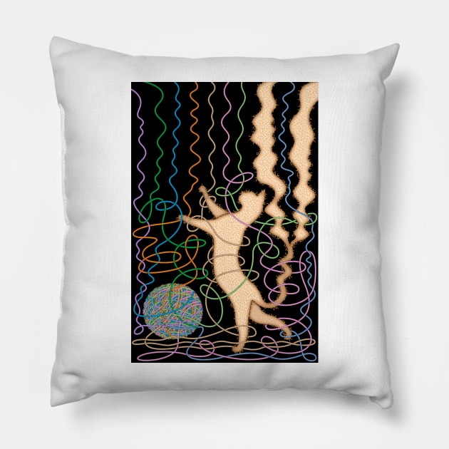 String Theory Pillow by becky-titus