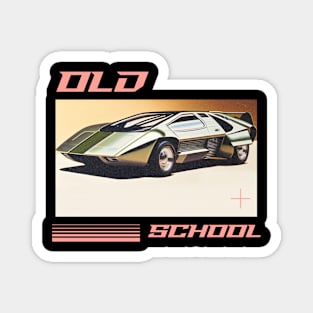 Old School Car Magnet