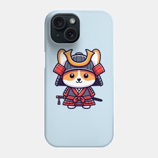 cute corgi samurai warrrior Phone Case