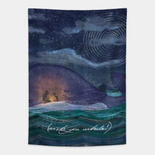 Pinocchio and the whale Tapestry