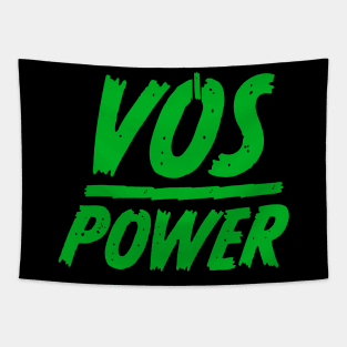 VOS Power Frankenstien Logo Tapestry