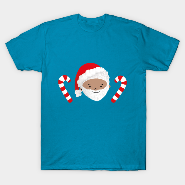 Discover Santa "Samuel" with Candy Sticks - Santa - T-Shirt