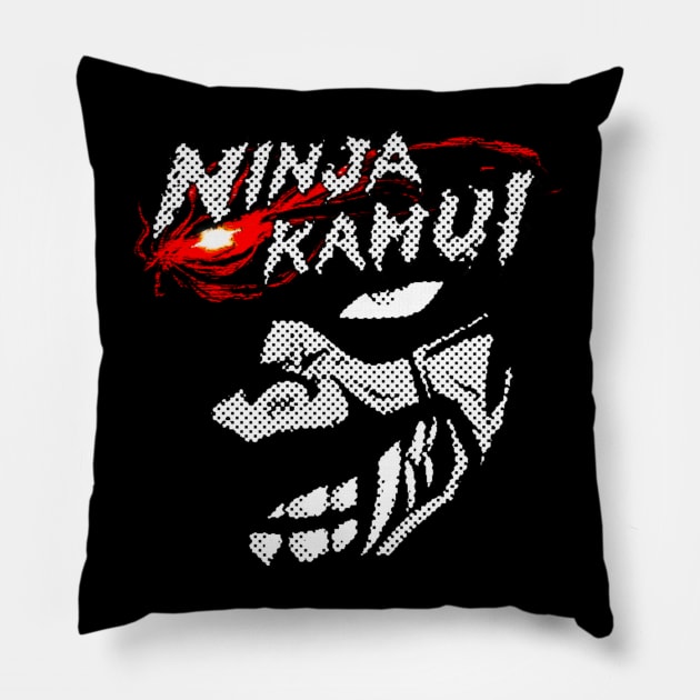 Ninja Kamui Mask Pillow by ArcaNexus