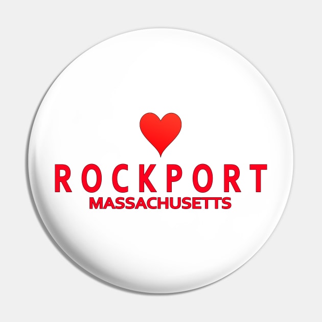 Rockport Massachusetts Pin by SeattleDesignCompany