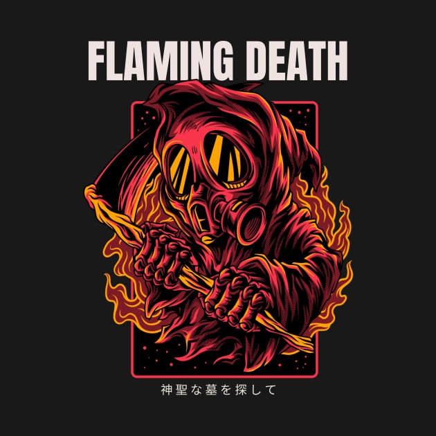 FLAMING DEATH by Milon store