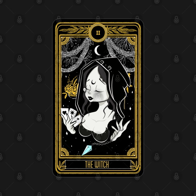 dark witch card by marko0z