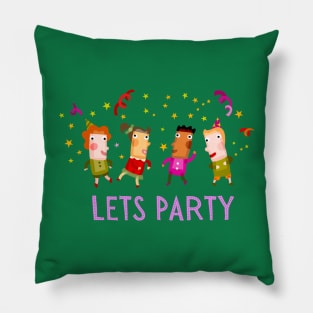 lets party kids Pillow