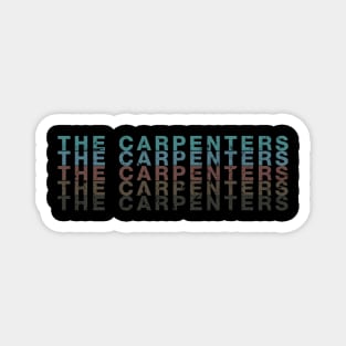 Vintage Proud Name Carpenters Personalized Birthday Retro Magnet
