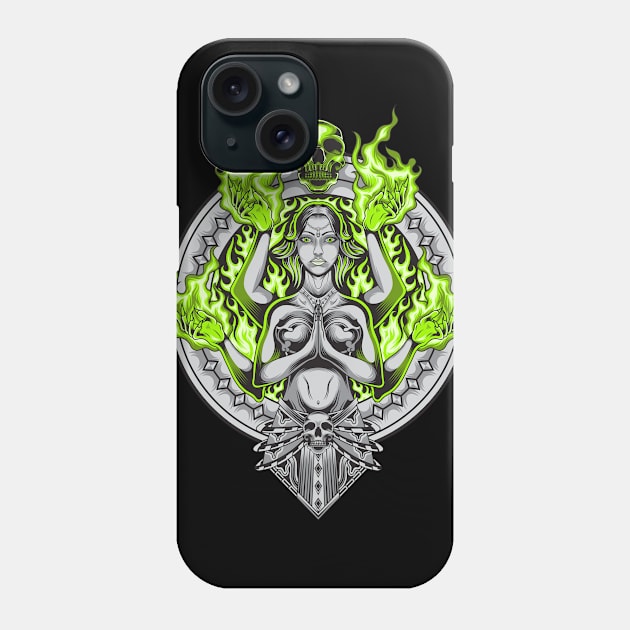 goddess of death Phone Case by candramei