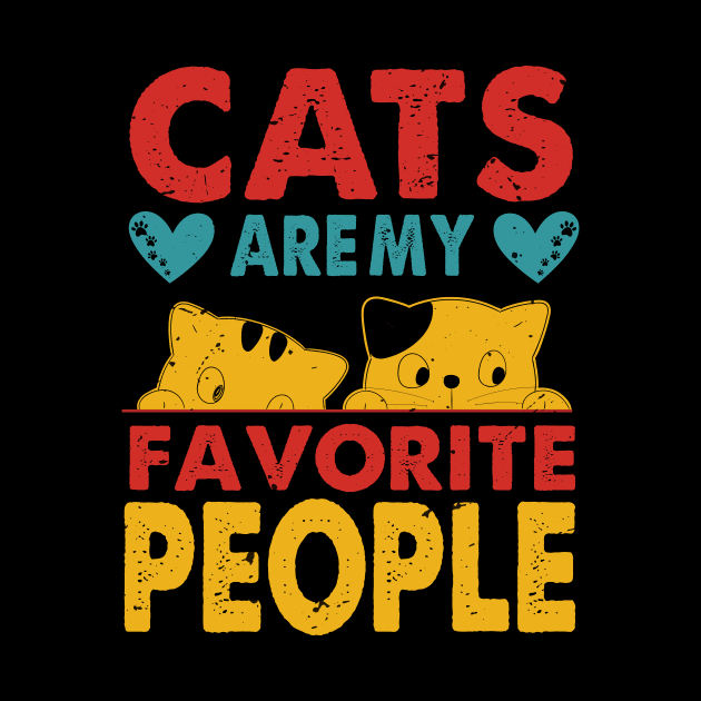 Cats are my favorite people, Show your love for cats with this original design by Chuckgraph