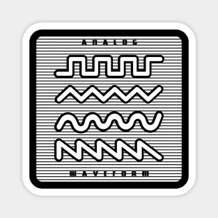 Synthesizer Waveform for Synth lover Magnet