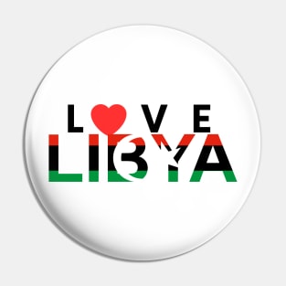 Love Libya Pin