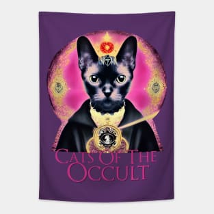 Cats of the Occult IX Tapestry