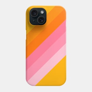 Retro Groovy 70s Yellow Pink Phone Case