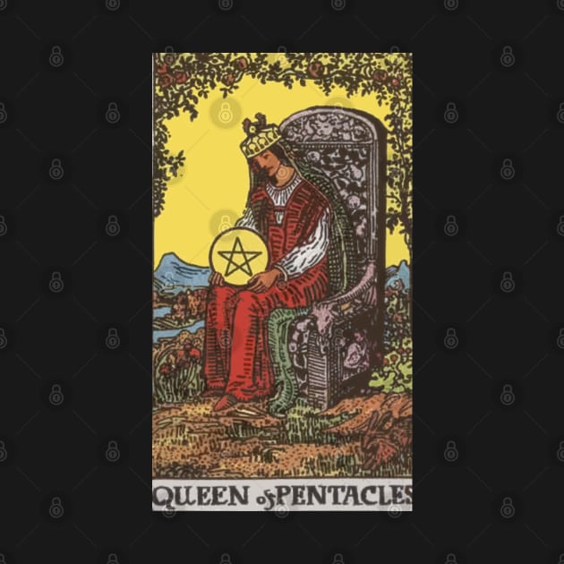 Tarot Card = Queen of Pentacles by tetratarot