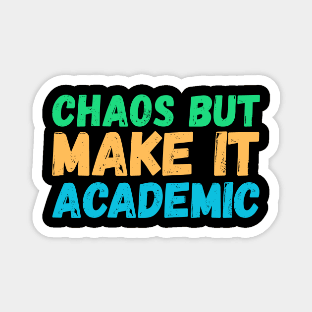 Back To School Teacher Magnet by The WYLD Tribe