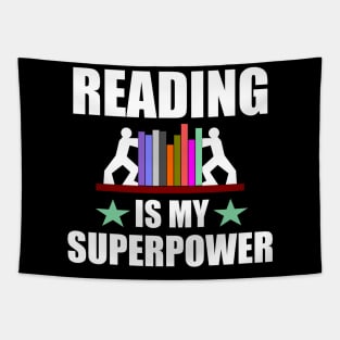 Reading is my superpower Tapestry