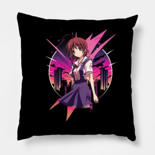 Retro Nagisa Clannad Japanese Anime Pillow