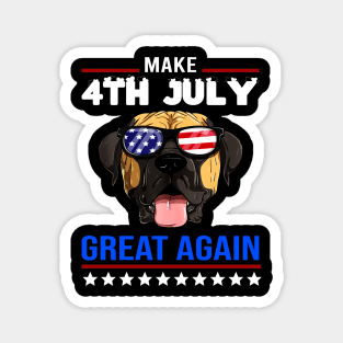 Make 4th Of July Great Again Magnet