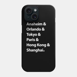 Worldwide Parks Phone Case